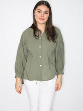 Skjorte med pufærmer